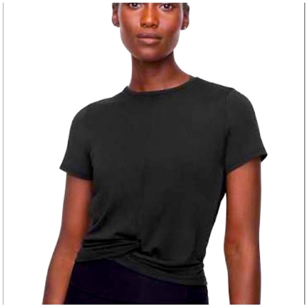 3/$25 - Outdoor Voices Ready Set Knot Shirt in Black - Size XS